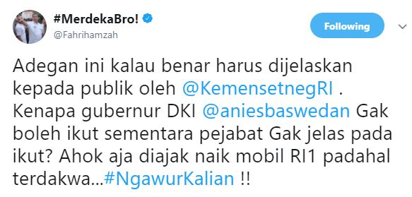 Viral, video Anies Baswedan mau selamati Persija dihadang Paspampres
