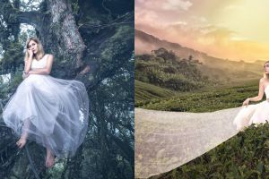 Harga gaun pengantin di foto memesona ini mengejutkan, murah banget