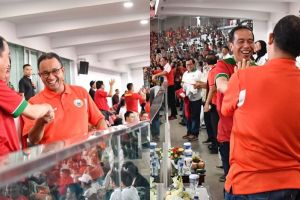 Momen akrab Jokowi & Anies sebelum insiden penghadangan Paspampres
