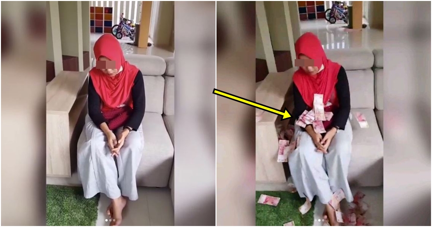 Viral video cewek dituduh pelakor, dilempar uang segepok sama si istri