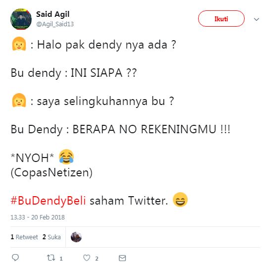 10 Cuitan kocak 'hidup ala Bu Dendy' ini bikin mules nahan tawa