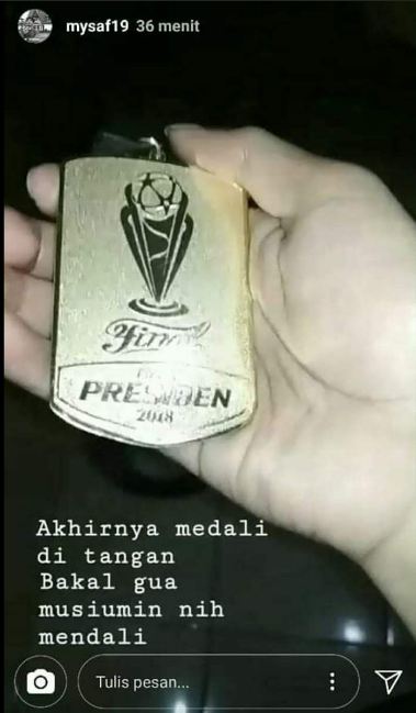 Kisah di balik medali Bambang Pamungkas yang hilang