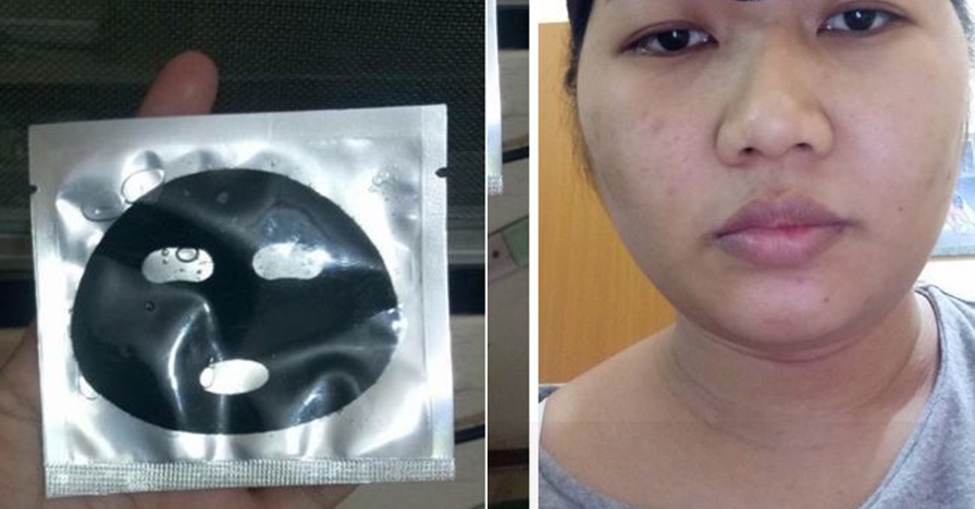 Masker wajah ini terlihat biasa, usai dipakai jadinya malah kocak