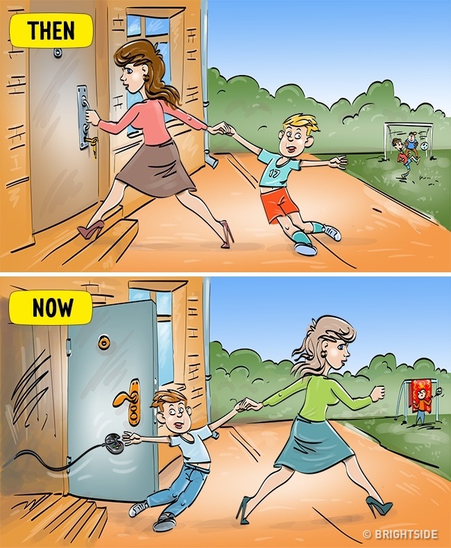 10 Ilustrasi ini gambarkan beda kids zaman old vs kids zaman now