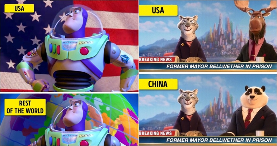 7 Film animasi terkenal ini punya adegan berbeda di negara lain