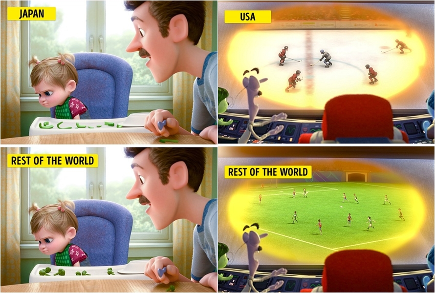 7 Film animasi terkenal ini punya adegan berbeda di negara lain