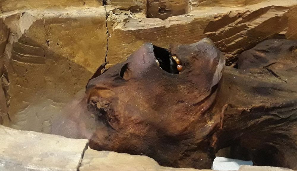 5 Potret mumi menjerit ini bikin bergidik ngeri, diduga anak Firaun