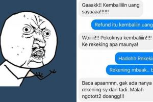 Obrolan chat pembeli ngotot ke penjual ini bikin ngakak dan emosi