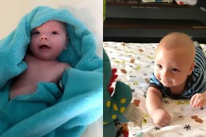 5 Potret gemas putra Stefan-Celine, bobotnya bikin warganet heran