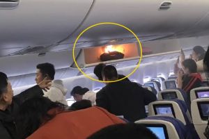 Viral, powerbank terbakar di kabin pesawat ini bikin heboh penumpang