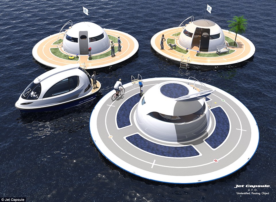 10 Penampakan desain kapal pesiar mirip UFO, canggih dan nyaman banget