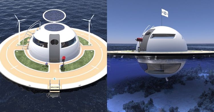 10 Penampakan desain kapal pesiar mirip UFO, canggih dan nyaman banget
