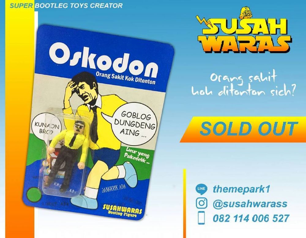 11 Mainan versi kearifan lokal ini unik & kocak, ada superhero Baygon