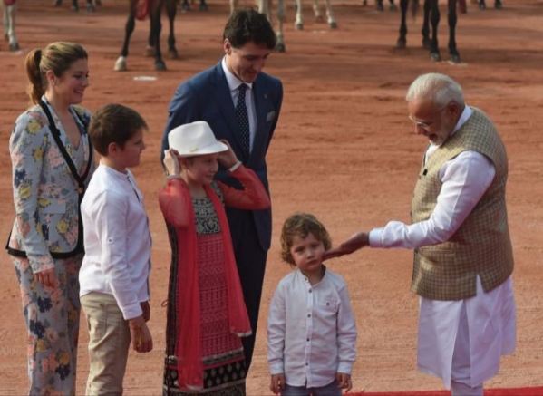10 Tingkah lucu anak Justin Trudeau di India ini bikin gemes