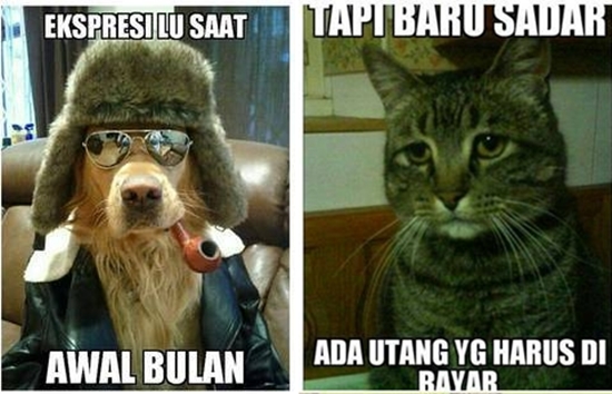 11 Meme 'sebelum vs sesudah gajian' ini tragis tapi kocak