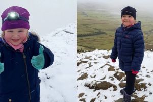 Balita putri ini jelajahi bukit sejauh 29 km, alasannya bikin terenyuh