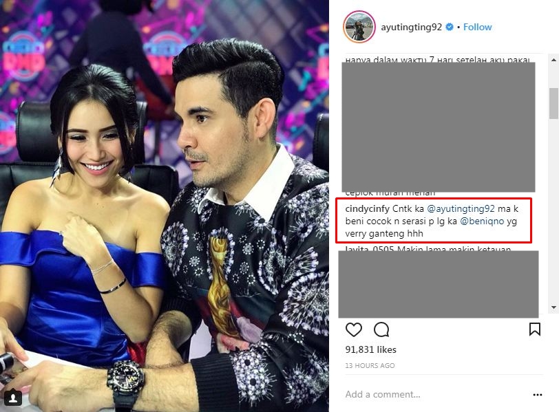 Foto berdua dengan 12 seleb ganteng ini, Ayu Ting Ting dijodohkan fans