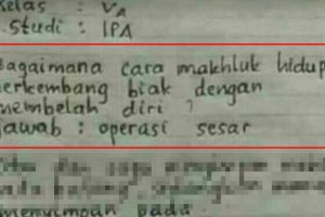 Isi jawaban 4 soal anak SD zaman now ini bikin ketawa sampai mules