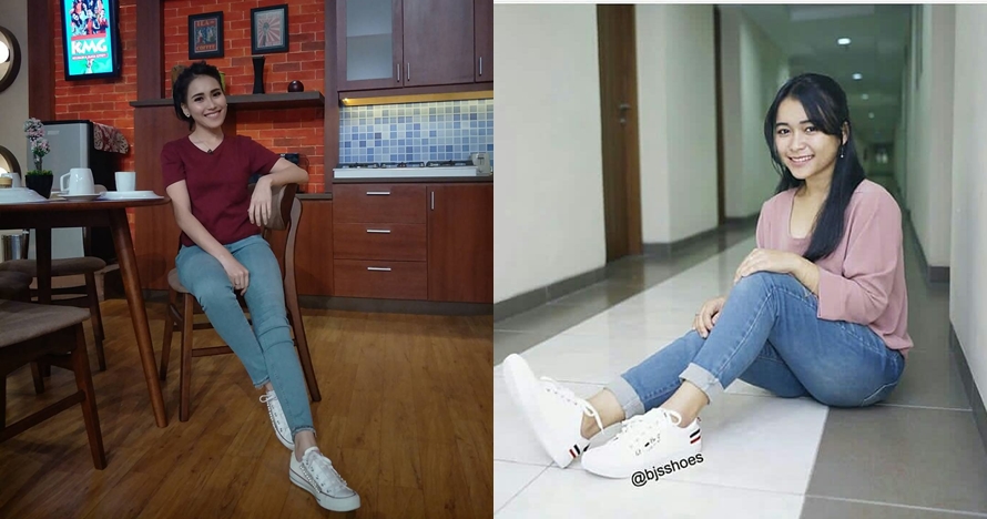 10 Beda gaya outfit Ayu Ting Ting dan adiknya Syifa, siapa lebih kece?