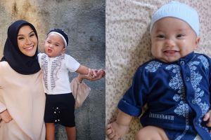 5 Bayi seleb saat kenakan baju koko, udah mirip pak haji nih