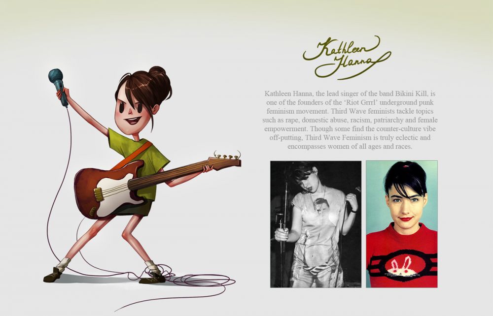 Begini imutnya jika 10 tokoh perempuan dunia dibikin jadi kartun