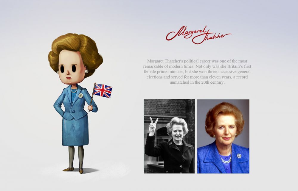 Begini imutnya jika 10 tokoh perempuan dunia dibikin jadi kartun