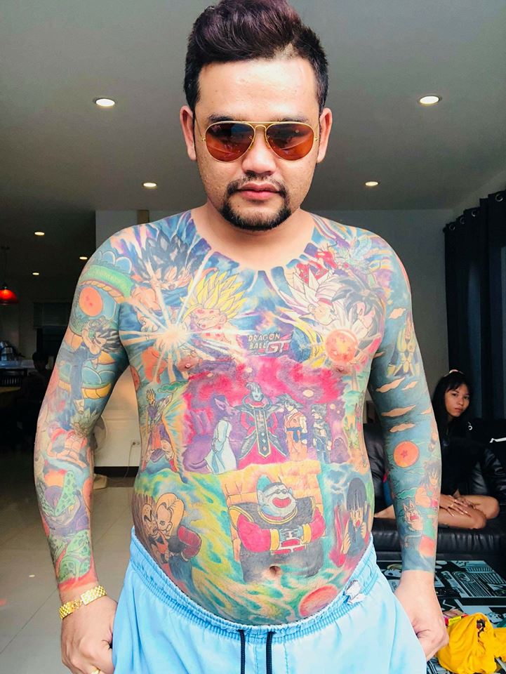 Fans fanatik, pria ini rela bikin tato tokoh kartun di seluruh badan