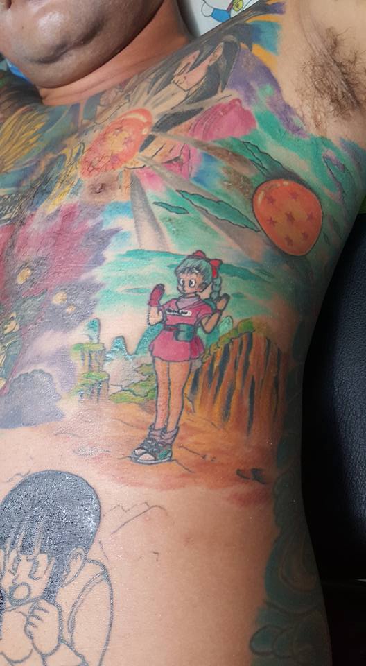 Fans fanatik, pria ini rela bikin tato tokoh kartun di seluruh badan