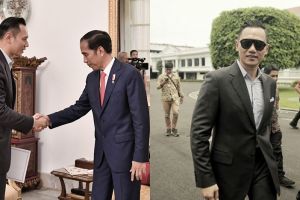 Ini gaya Agus Yudhoyono saat temui Presiden Jokowi, ganteng maksimal