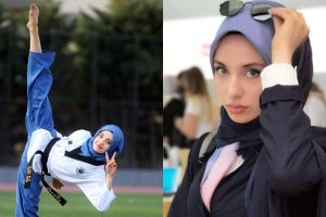 10 Pesona Dagli, hijaber cantik peraih medali emas taekwondo dunia
