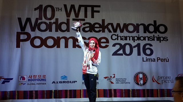 10 Pesona Dagli, hijaber cantik peraih medali emas taekwondo dunia