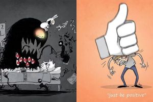 10 Komik ini gambarkan gelapnya dunia bagi penderita depresi berat