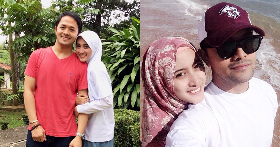 Jarang muncul, ini 10 kemesraan Husna 'Ketika Cinta Bertasbih' & suami