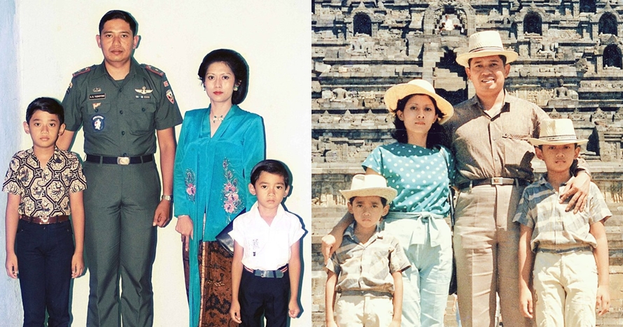 8 Foto jadul kebersamaan keluarga Susilo Bambang Yudhoyono, epik abis