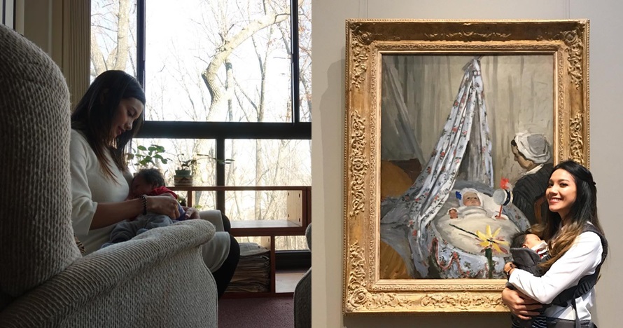 10 Potret bahagia Girindra Kara eks OK-JEK saat asuh anak pertamanya