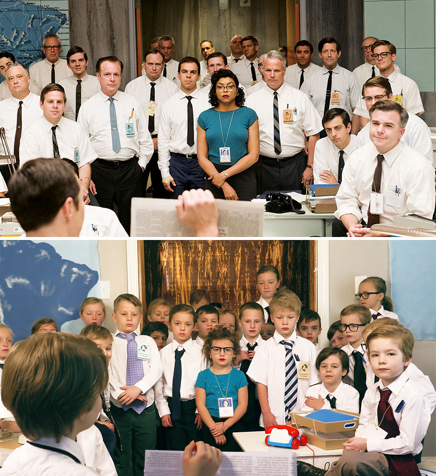 Adegan ulang 15 film nominasi Oscar versi anak ini keren & bikin gemes