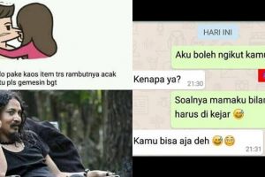 10 Meme 'gombalan syahdu' ini bikin ngakak jungkir balik