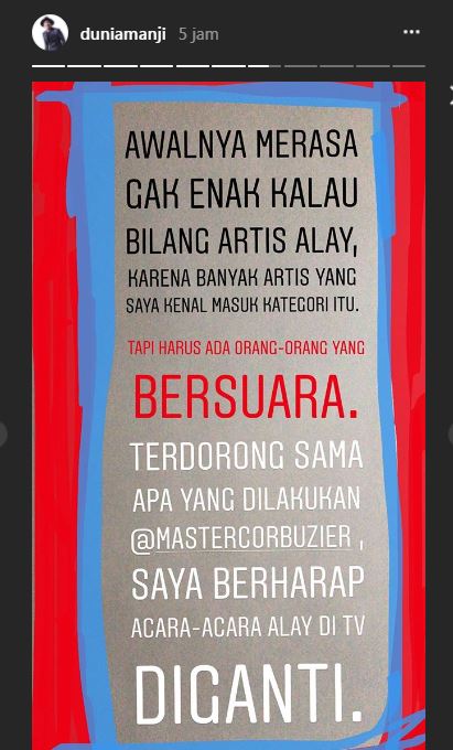 Ini alasan Anji dukung Deddy Corbuzier 'boikot' acara TV yang alay