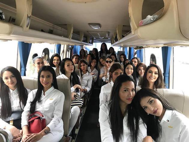 10 Gaya Dinda Syarif, transgender Indonesia di kontes kecantikan dunia