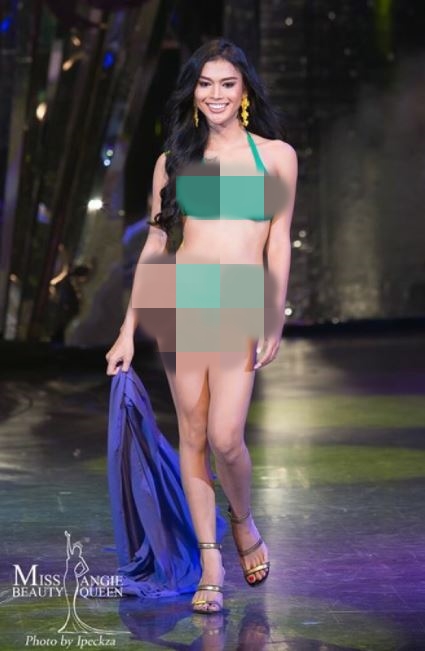 10 Gaya Dinda Syarif, transgender Indonesia di kontes kecantikan dunia