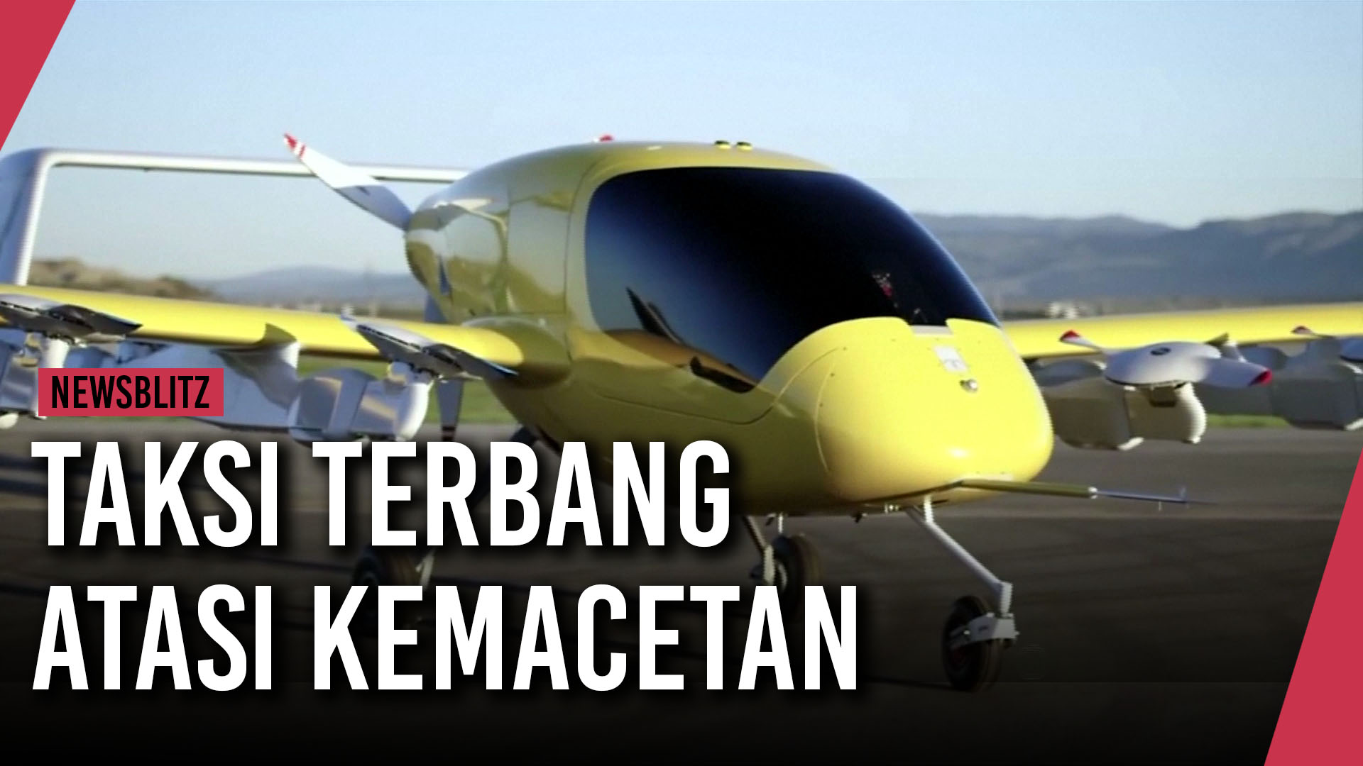 Taksi terbang, transportasi masa depan untuk atasi kemacetan