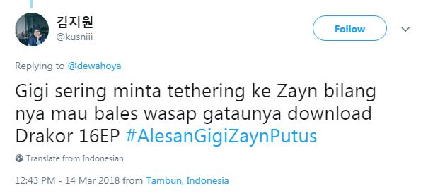 15 Cuitan 'alasan Gigi Hadid & Zayn Malik putus' ini bikin gemes sebel