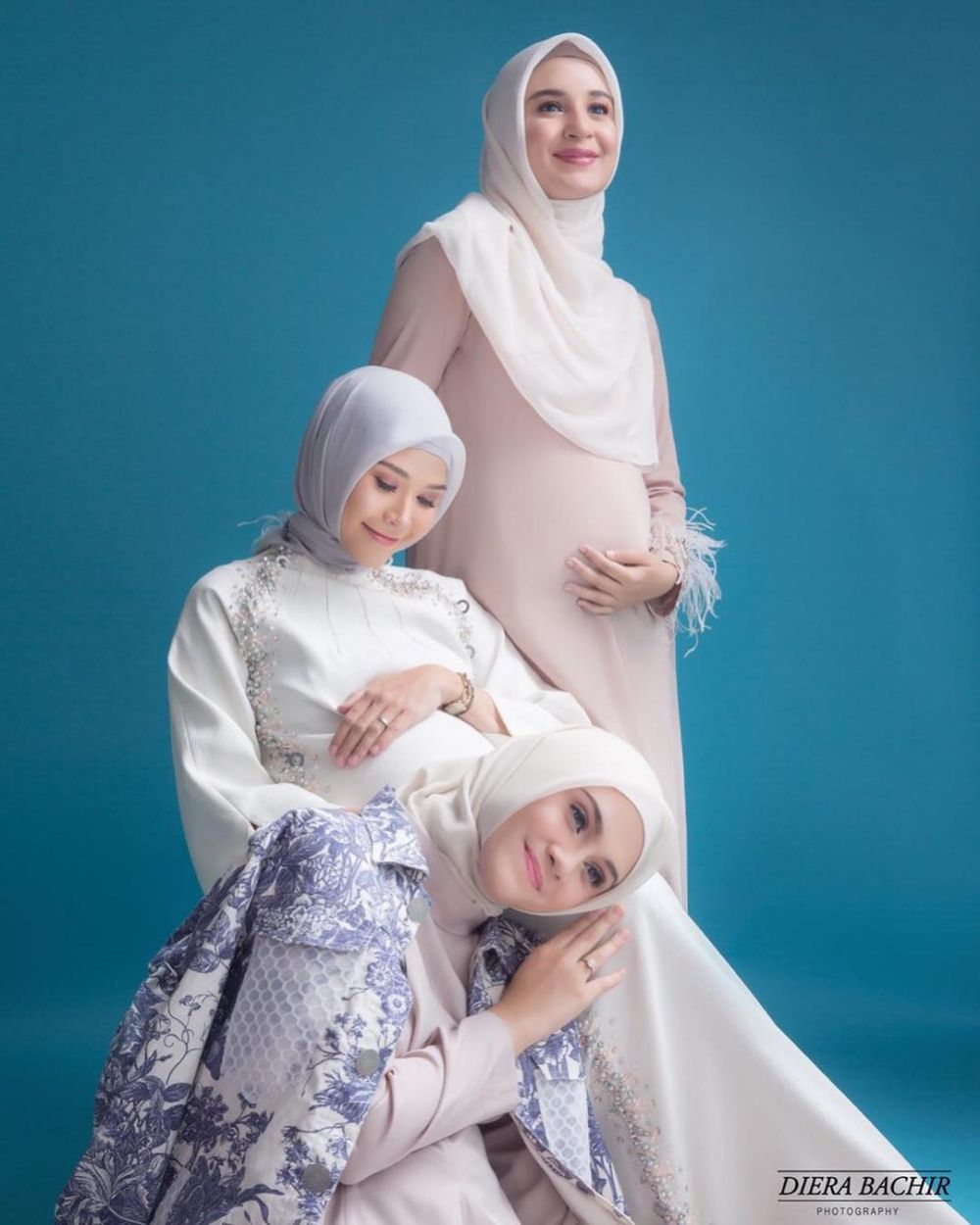 Maternity bareng, ini 5 potret cantik Shireen, Zaskia & Zee Zee Shahab