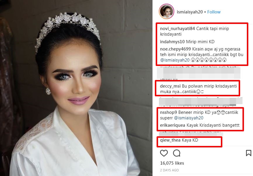 5 Pesona Bripda Ismi Aisyah saat menikah, dibilang mirip Krisdayanti