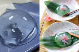 8 Kreasi raindrop cake, kue transparan unik yang sayang buat dimakan