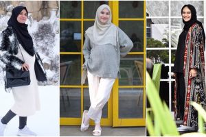 Berhijab dan hamil, ini beda gaya outfit Shireen, Zaskia dan Zee Zee