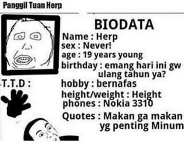 10 Meme 'Herp absurd' ini bikin ngakak seharian