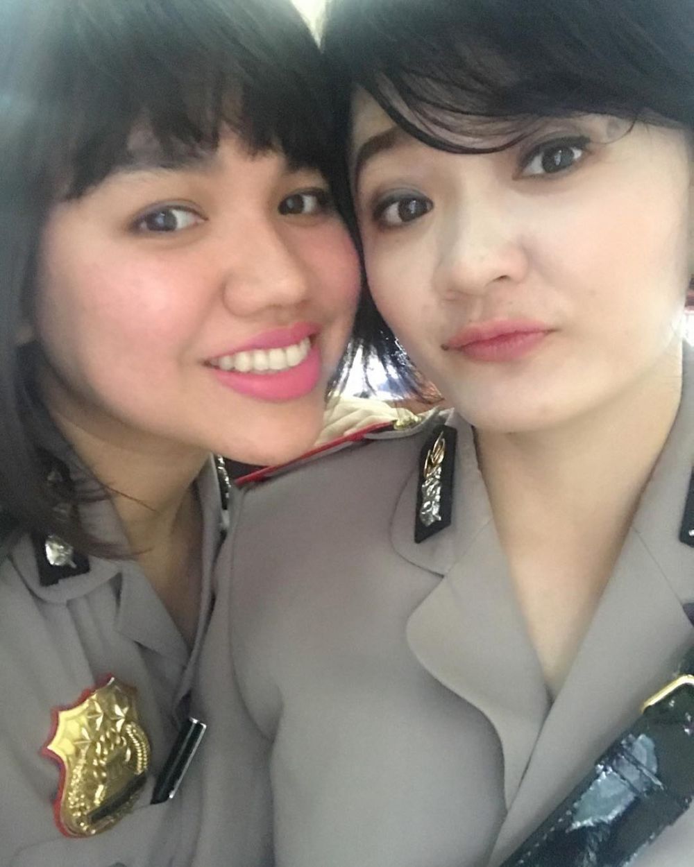 8 Pesona Natasha saat berseragam polisi, polwan cantik adik Vicky Shu
