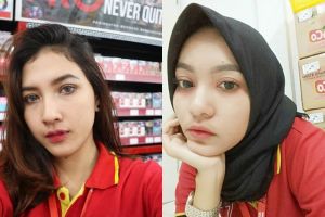 Cantiknya 7 kasir minimarket ini bikin para cowok bolak-balik belanja
