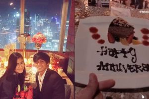 6 Momen romantis Felicya Angelista-Hito Caesar rayakan hari jadi ke-5